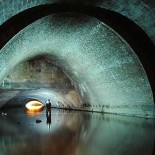 This shot shows a stunning parabolic arch. in the Megatron drain under Sheffield, England. Creepiest Secret Underground Tunnels From Around the World xtreme pictures journalism architecture