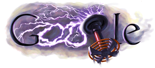 tesla09 Nikola Tesla Google Celebrates .::. =video= world weather weapons video space science politics philosophy nature military journalism it