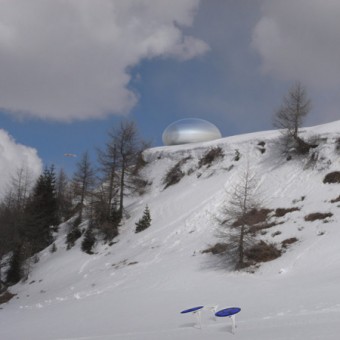 Capsule-Alps-futuristic4 Futuristic Egglike Alpine Capsule technology nature architecture