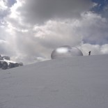 alpine-capsule-by-studio-lovegrove Futuristic Egglike Alpine Capsule technology nature architecture